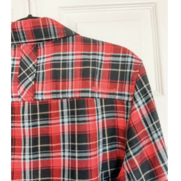 NWOT Marmot Team Red Button Down Shirt - Small - Picture 4 of 4